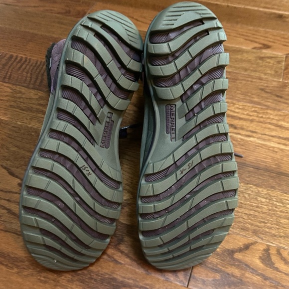 Merrell Women's Silversun Lace Waterproof Boot Purple Gray Size 9.5 - Picture 13 of 15